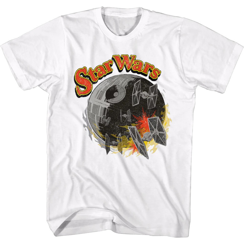 Death Star And Tie Fighters Star Wars Tshirt